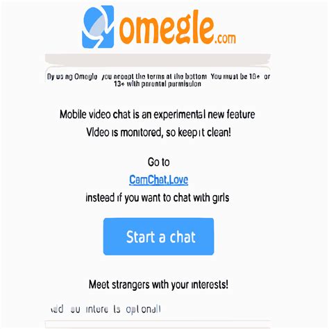 omegle chatten.